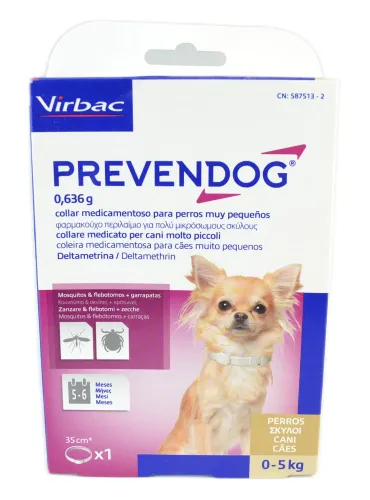 Prevendog collare cm 35 per cani fino a 5 kg  