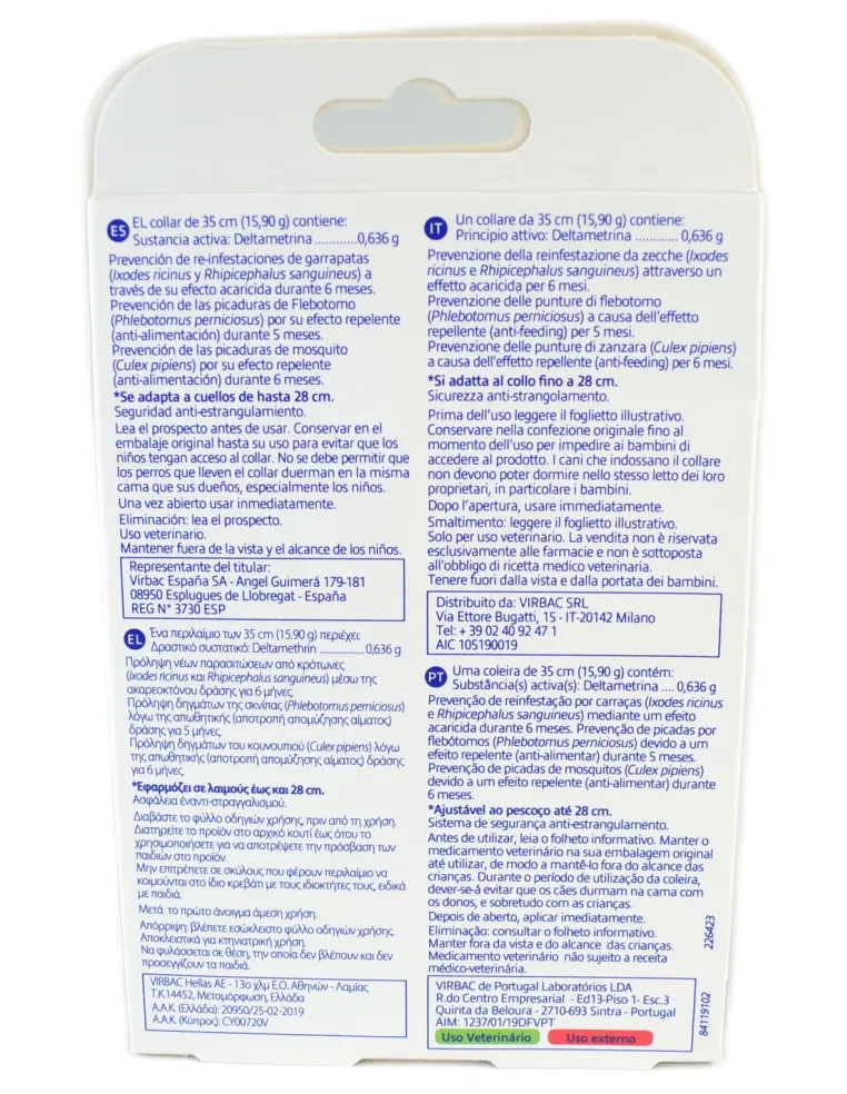Prevendog collare cm 35 per cani fino a 5 kg