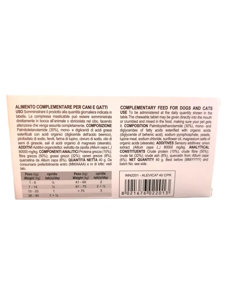 Alevica 40 compresse masticabili Innovet  