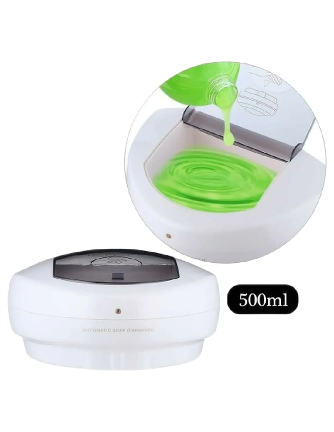 Dispenser automatico per sapone e gel con sensore infrarossi  