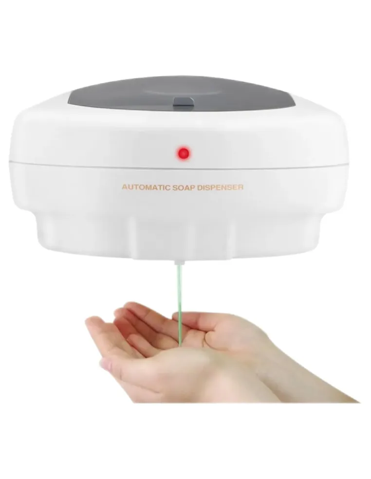Dispenser Sapone Gel Mani Automatico con Fotocellula Sensore Infrarossi  