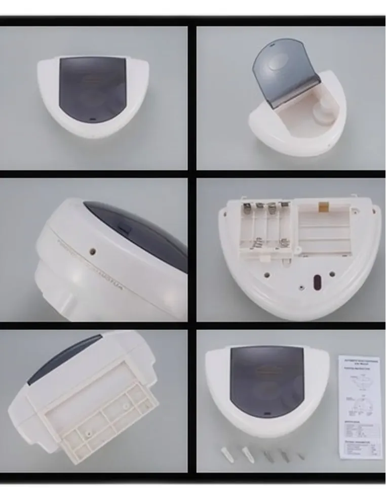 Dispenser Sapone Gel Mani Automatico con Fotocellula Sensore Infrarossi