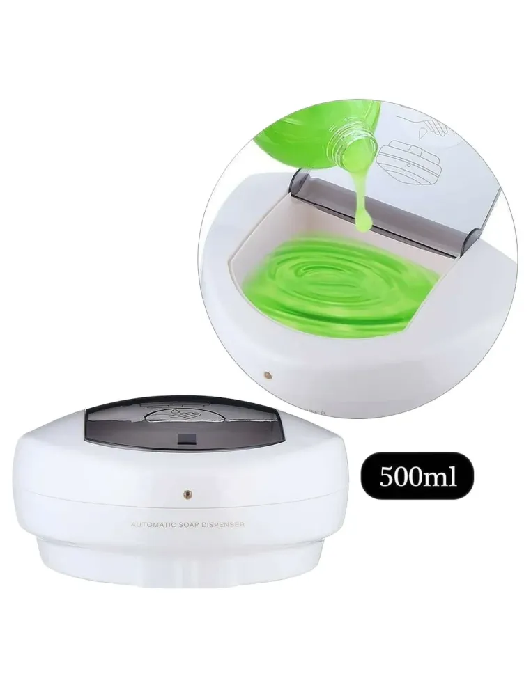 Dispenser Sapone Gel Mani Automatico con Fotocellula Sensore Infrarossi