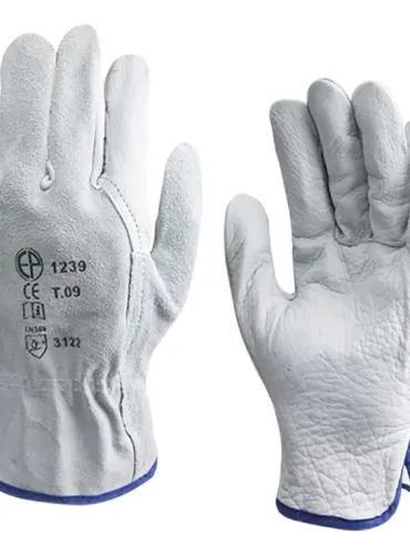 Guanto Pelle Fiore Ovino Dorso 10  