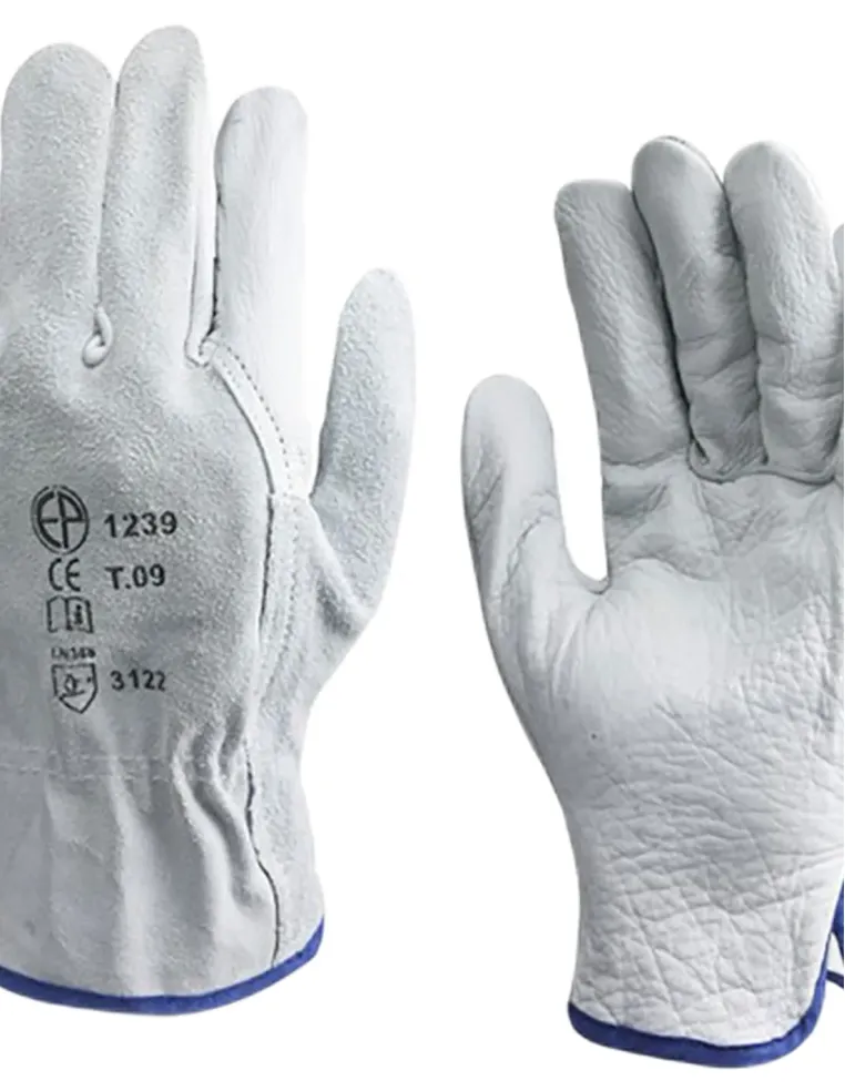 Guanto Pelle Fiore Ovino Dorso 10  