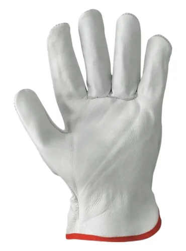 Guanto Pelle Fiore Ovino Dorso 9  