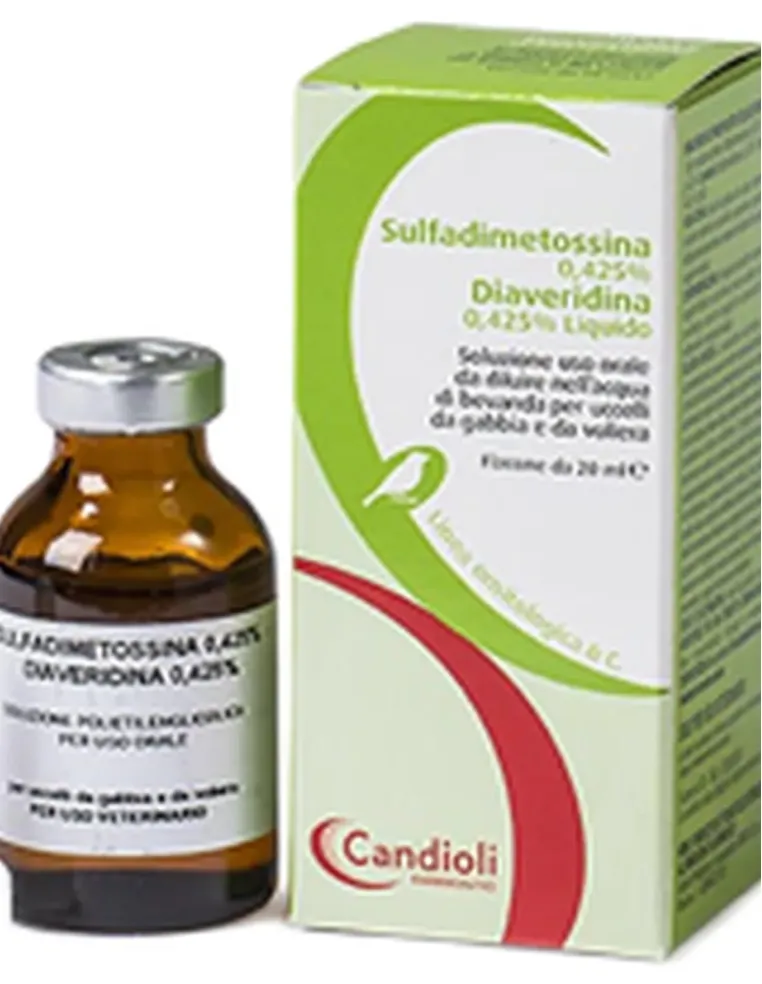 Sulfadimetossina 0,425% + Diaveridina 0,425% 20 ml  