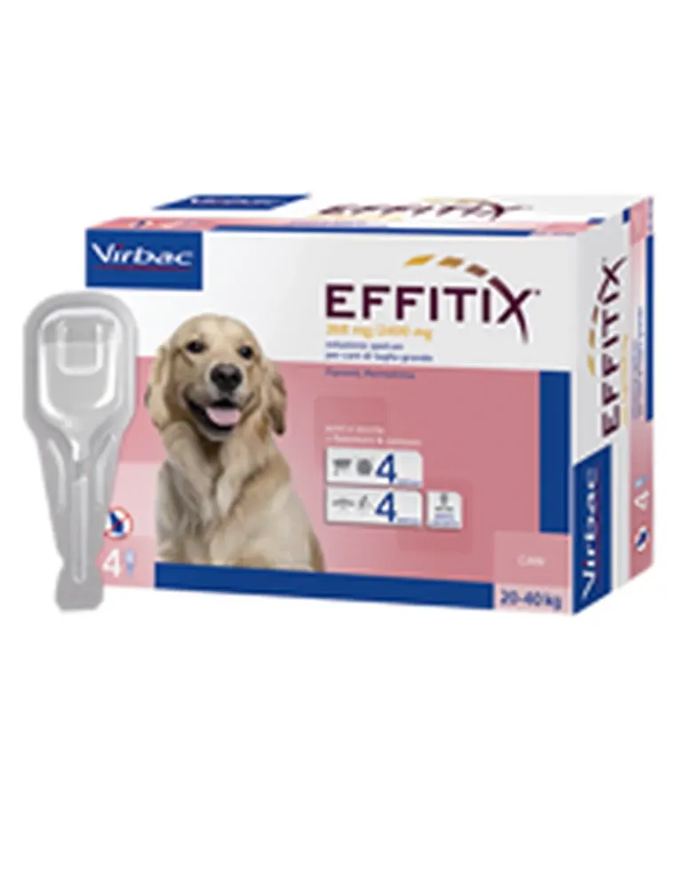 Effitix Large Virbac 268 mg/2400 mg spot-on 4 pipette 4,40 ml  