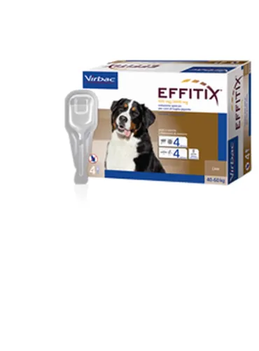 Effitix XLarge Virbac 502 mg/3600 mg spot-on 4 pipette 6,60 ml
