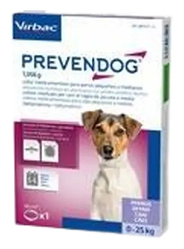 Prevendog cani 0-25 kg collare da 60 cm