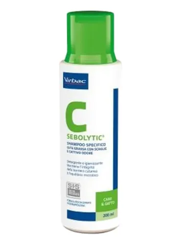 Sebolytic Glyco Virbac shampoo 200 ml