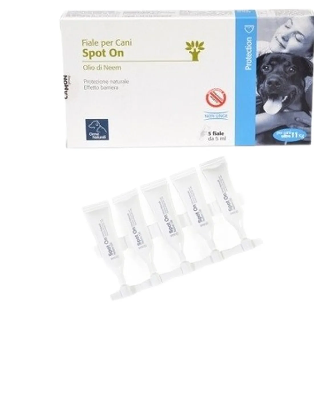 Protection Spot-on Camon cane +10 kg  5 fiale 5 ml  