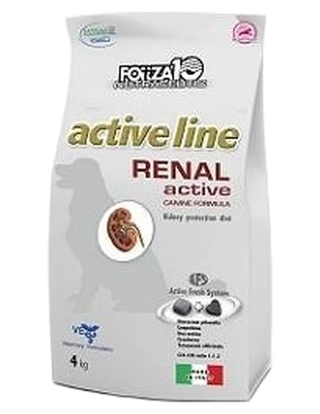 FORZA10 Renal Active Cane SANYpet mangime completo 4 kg  