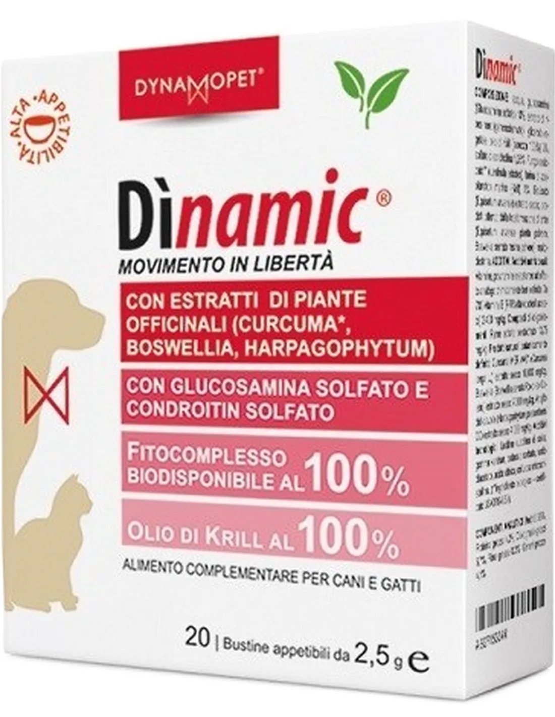 Dynamopet Dinamic 20 bustine 2,5 g  