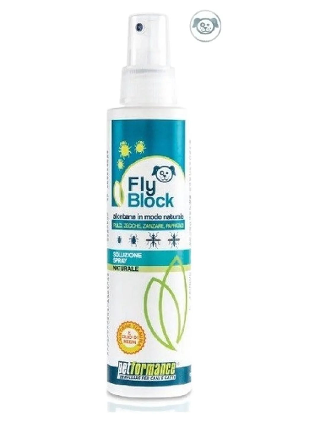 Flyblock lozione antiparassitaria cane 150 ml Liquid Wellness Company  