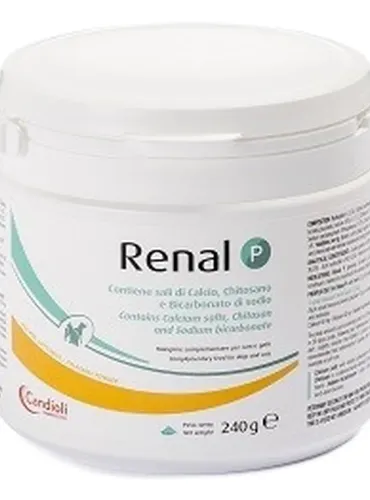 Renal P mangime complementare per cani e gatti 240 g Candioli  