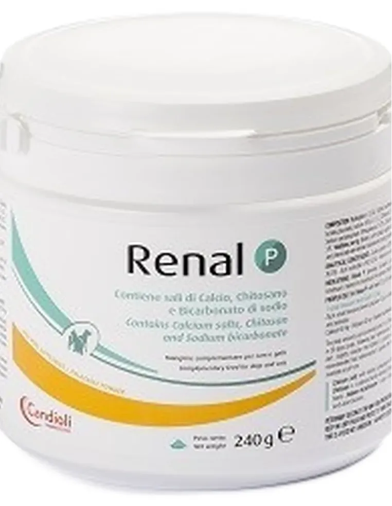 Renal P mangime complementare per cani e gatti 240 g Candioli  