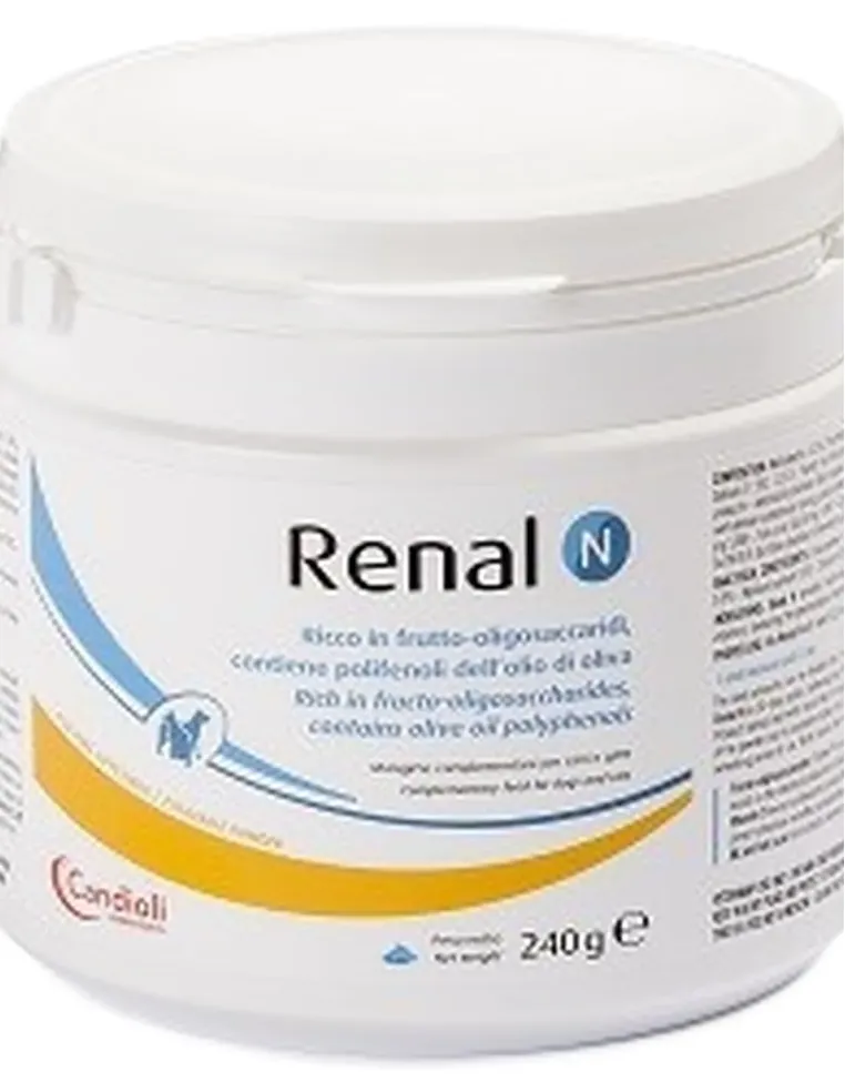 Renal N mangime complementare per cani e gatti 240 g Candioli  