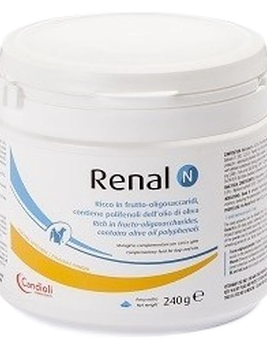 Renal N mangime complementare per cani e gatti 240 g Candioli  