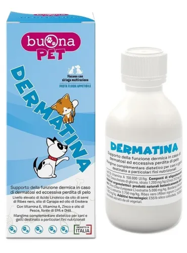 Dermatina Buona Pet flacone 90 g e siringa