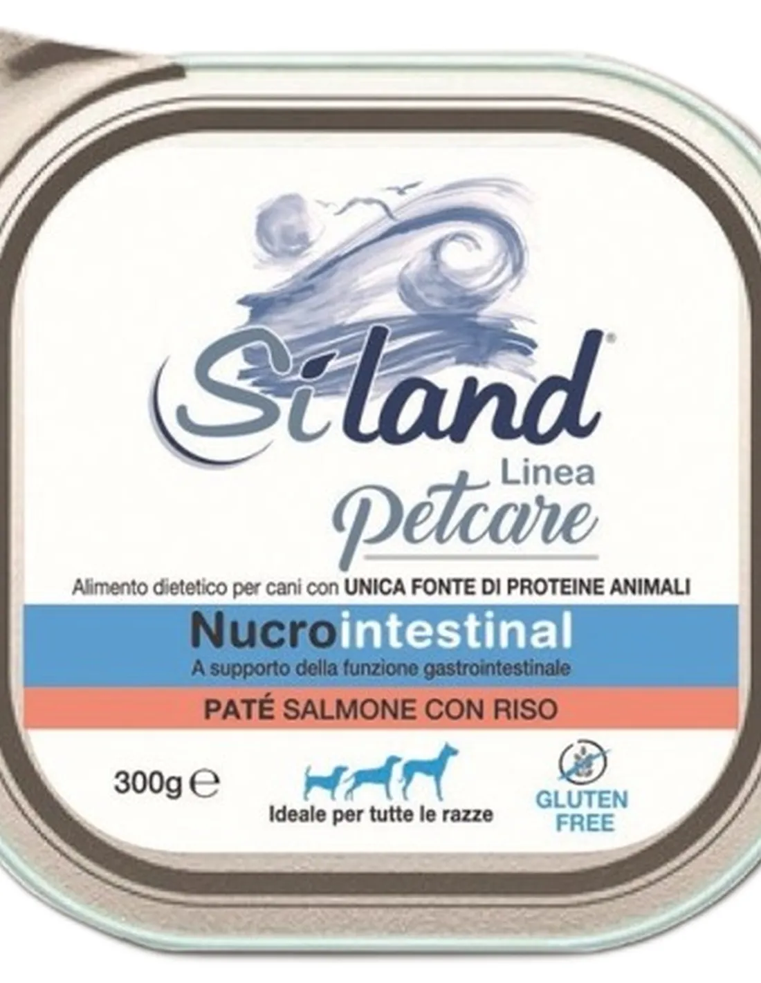 Siland Nucrointestinal salmone e riso 300 g   Siland Nucrointestinal salmone e riso 300 g
