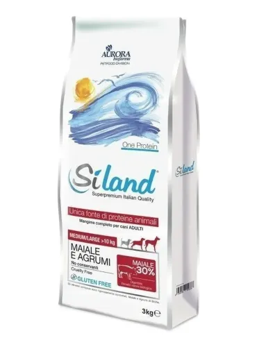 Siland Adult m/l maiale e agrumi 3 kg  