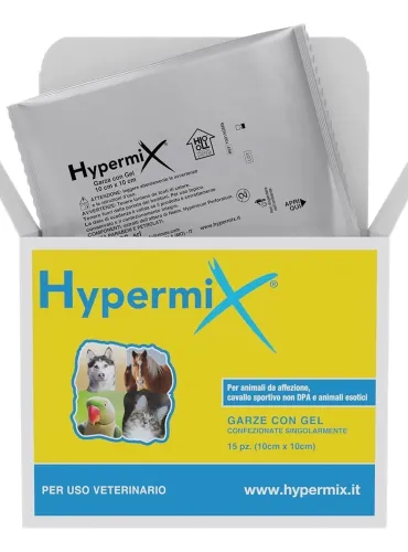 Hypermix 15 garze con gel 10x10 cm