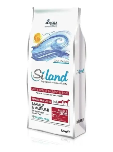 Siland Adult M/L maiale e agrumi 12 kg  