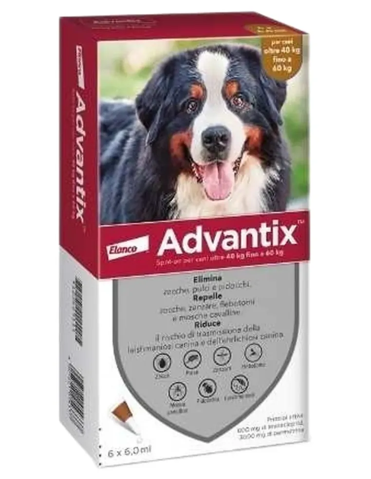 Advantix 40 - 60 kg 6 pipette  