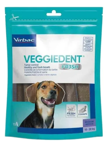 Veggiedent Fr3sh 15 sticks per cani 10-30 kg Virbac  