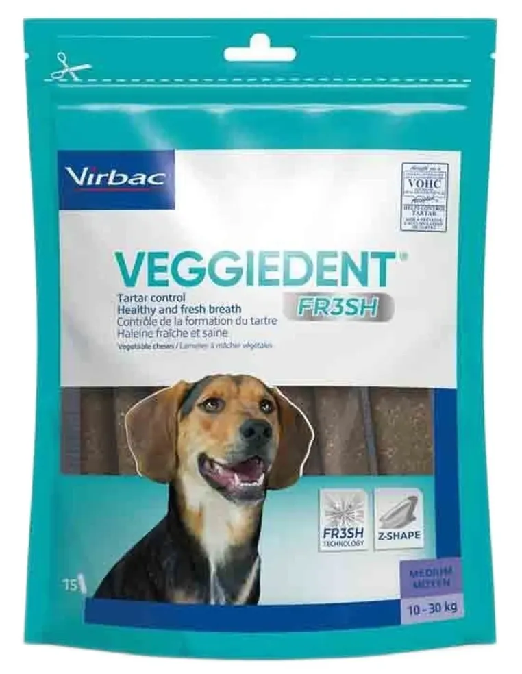 Veggiedent Fr3sh 15 sticks per cani 10-30 kg Virbac  
