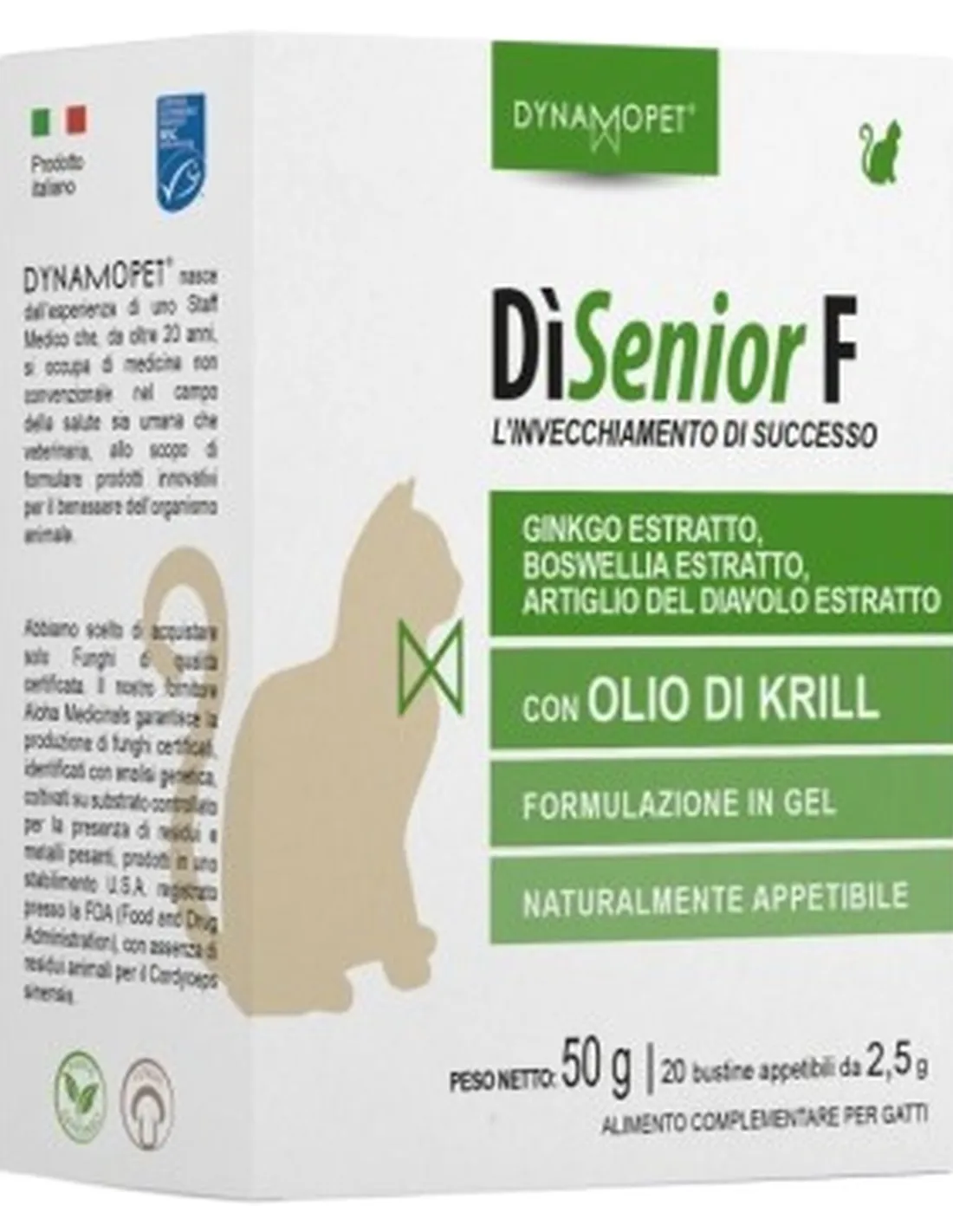 Dynamopet disenior F 20 bustine da 2,5 g  