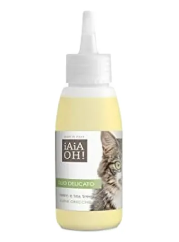 Olio delicato orecchie 75 ml Iaiaoh! Gatto  
