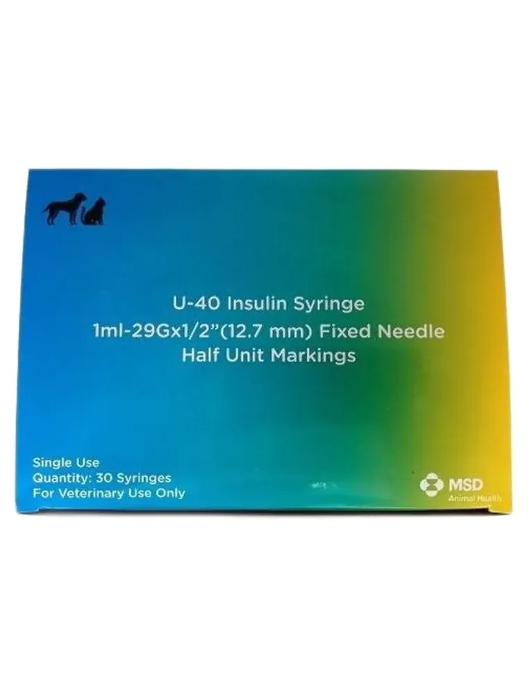 Siringhe MSD 30 siringhe 40 UI/ml ago fisso 29G 1/2  