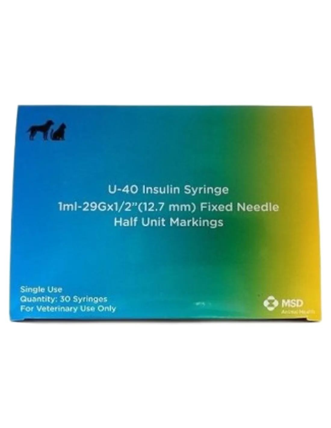 Siringhe MSD 30 siringhe 40 UI/ml ago fisso 29G 1/2  