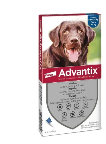 Advantix cani 25 - 40 kg 4 pipette  