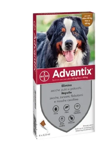 Advantix 40 - 60 kg 4 pipette  