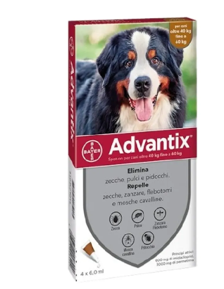 Advantix 40 - 60 kg 4 pipette  