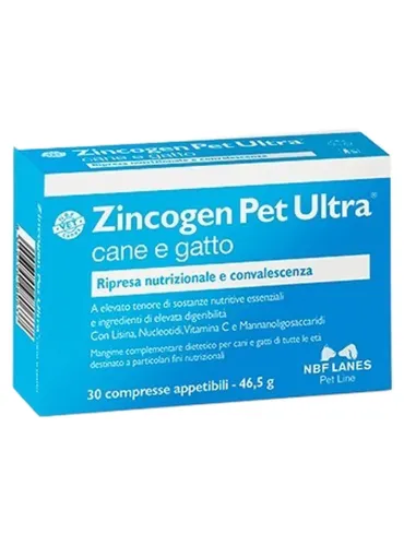 Zincogen Pet Ultra 30 compresse  