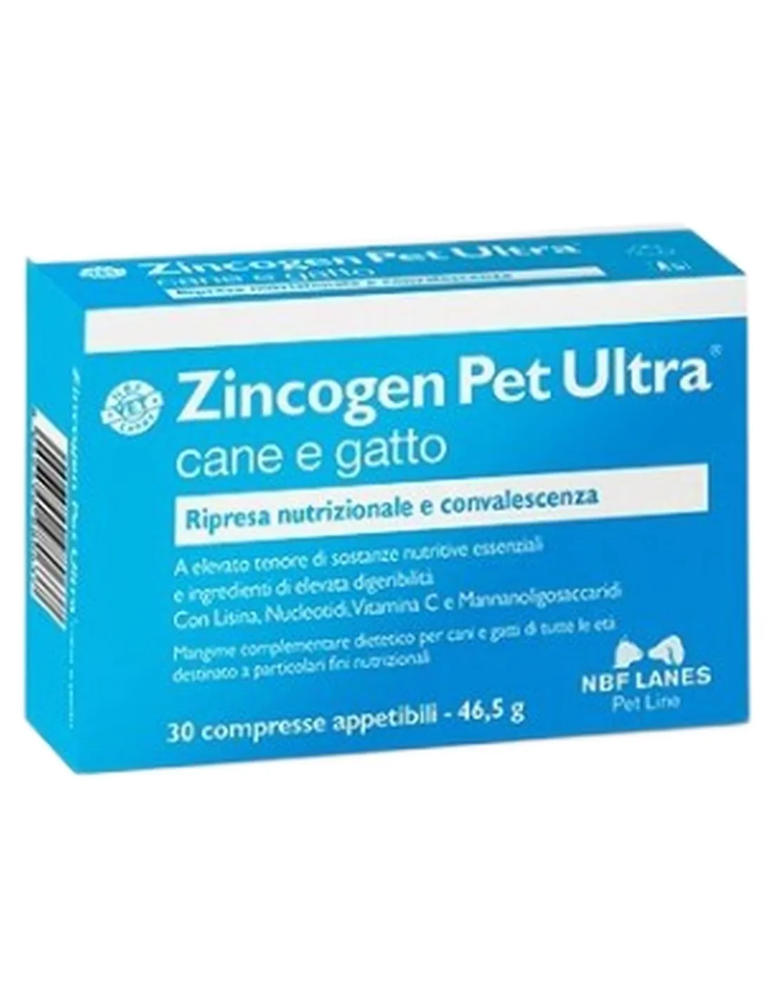 Zincogen Pet Ultra 30 compresse  
