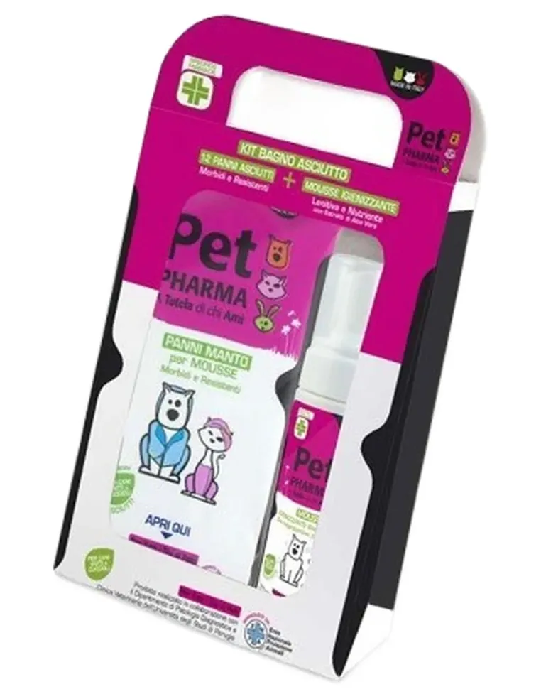 Kit bagno asciutto Pet Benefit  