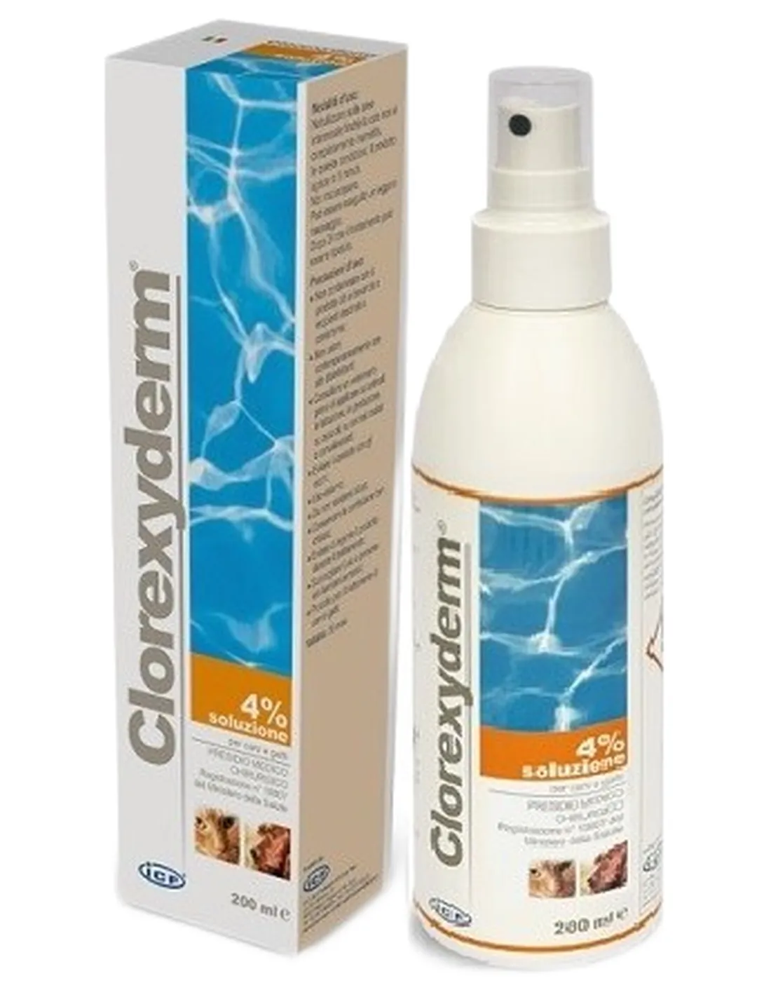 Clorexyderm spray disinfettante per cani e gatti 200 ml - Rao Farmaceutici