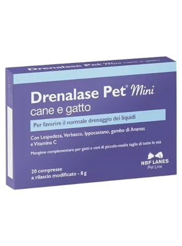 Drenalase Pet Mini 20 compresse  