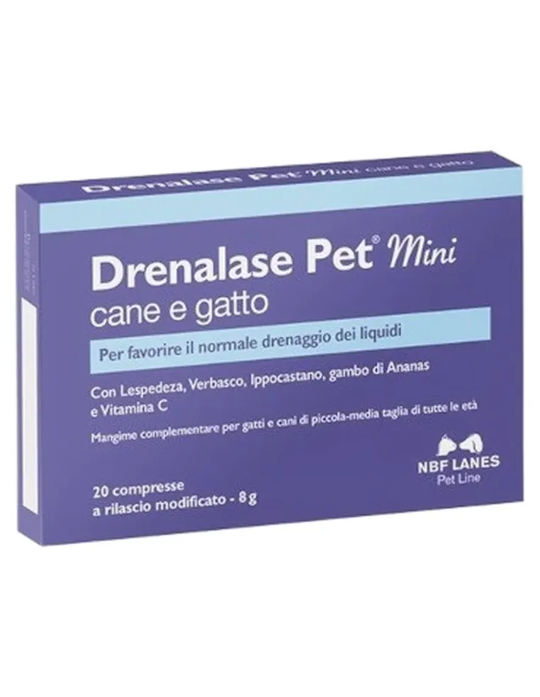 Drenalase Pet Mini 20 compresse  