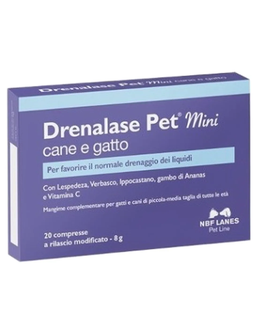 Drenalase Pet Mini 20 compresse  