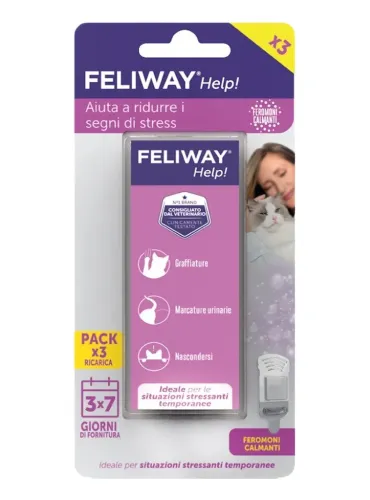 Feliway Help 3 ricariche  