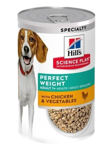 Hill's Science Plan cane Adult Perfect Weight Pollo e Verdure 363 gr