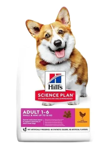 Hill's Science Plan cane adult small e mini pollo 1,5 kg