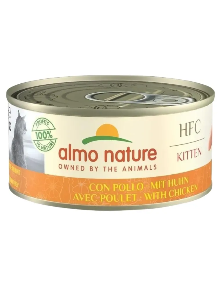 Almo nature HFC natural gatto Kitten Pollo 150 gr  