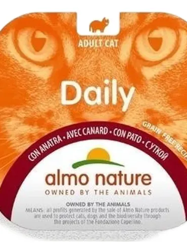Almo nature daily gatto adult con anatra 100 gr  